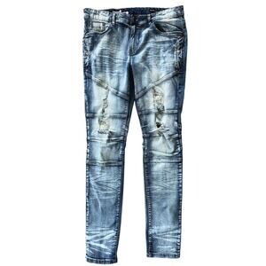 Copper Rivet Slim Fit Stretch Cellphone Pocket Men's Jeans 34X34